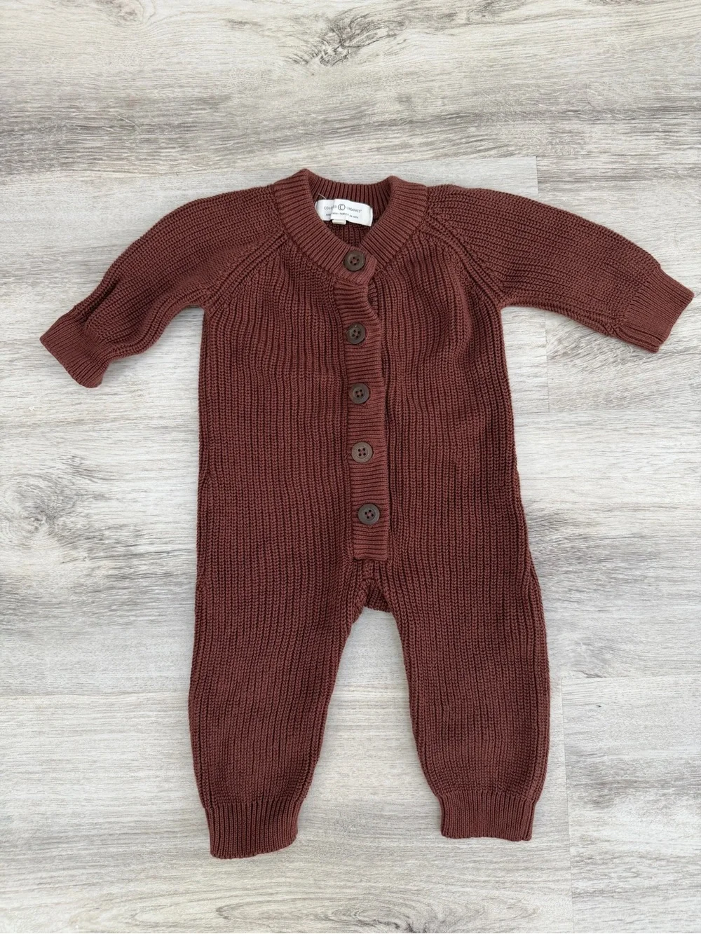 Colored Organics Cozy Knit One-Piece